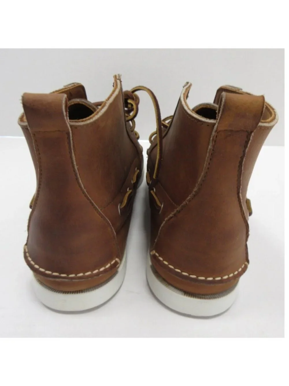 Ralph Lauren Boots 11 D Tan Telford Chukka Leather Lace Up USA Made